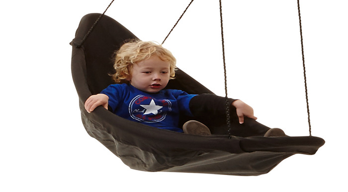 Kanotgunga Svart 153 x 54 cm Nordic Play